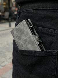 Billetera KARD Slim Vintage Grey